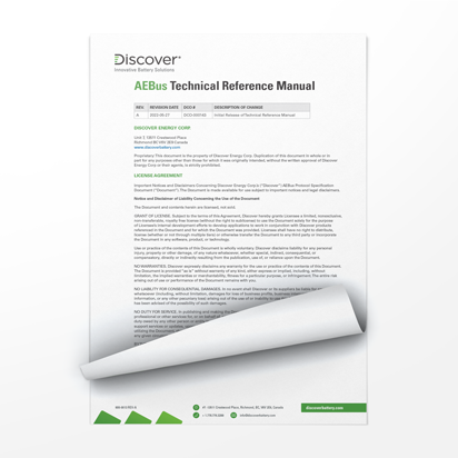 AEBus Technical Reference Manual